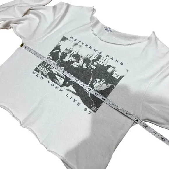 John Galt New York Live 97 Long Sleeve crop T-Shirt Size medium - Picture 10 of 12